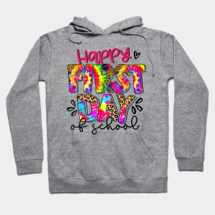 Back To School Teacher Student Happy First Day Of School Hoodie